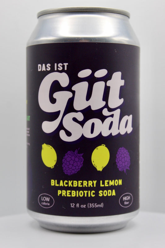 Güt Soda | Blackberry Lemon | 4pk 12oz Cans